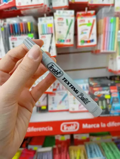 Marcador Pastel Texting - Trabi (Gris)