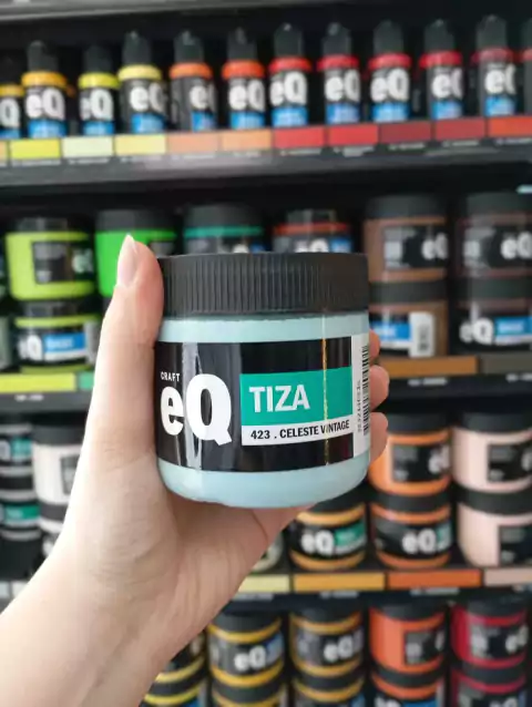 Acrílico Tiza (Celeste Vintage) - EQ
