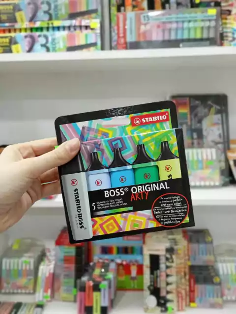 Resaltadores Arty Pastel - Stabilo Boss X5