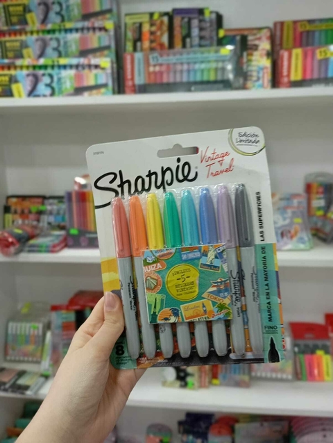 Marcadores permanentes Vintage X8 - Sharpie