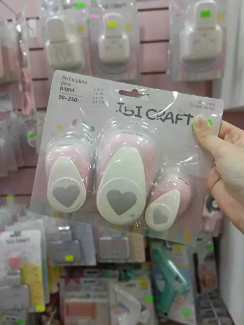 Kit de Perforadoras de papel Ibi CRAFT-Corazones x3