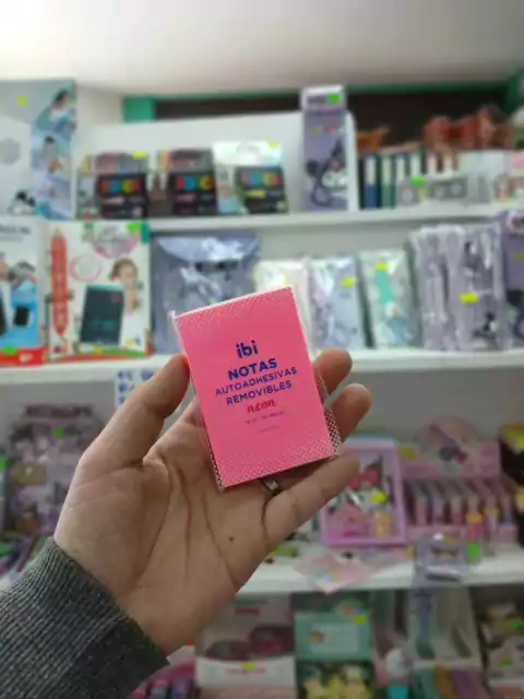 Notas Autoadhesivas Removibles (Rosa Neon) - Ibi