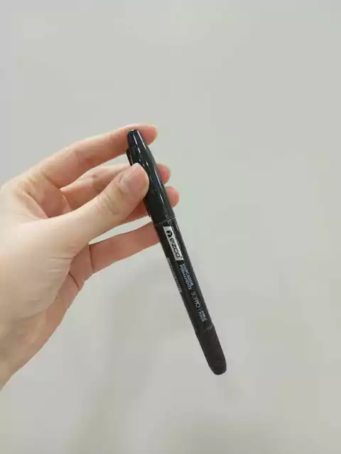 Marcador Permanente Negro Doble Punta- Ezco