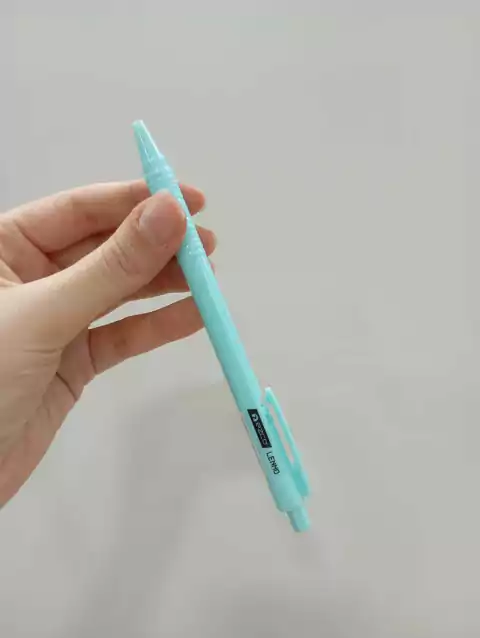 Lapicera Negra - Ezco (celeste pastel)