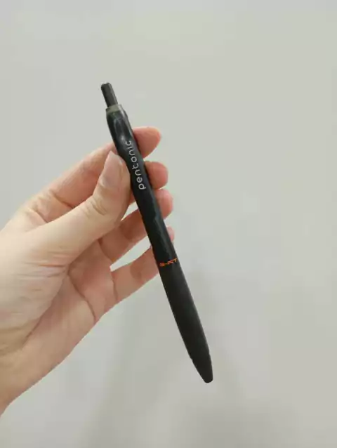 Lapicera Retráctil Negra - Pentonic