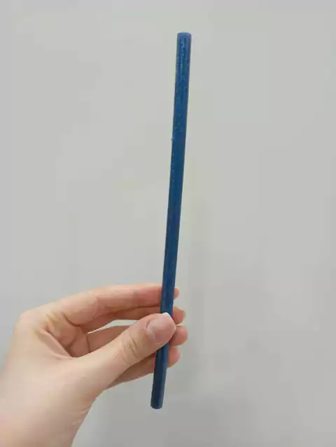 Barra de silicona Glitter Azul (Fina)