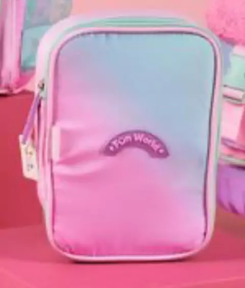 Cartuchera Rectangular Rainvow - Fw Fun World ROSA