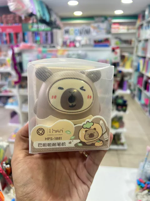 Sacapuntas a Manivela Capibara - Marrón Oscuro