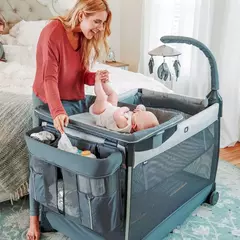 Cuna Corral Lullaby Zip Driftwood - comprar online