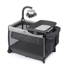 Cuna Corral Lullaby Zip Driftwood