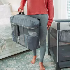 Cuna Corral Lullaby Zip Driftwood - tienda online
