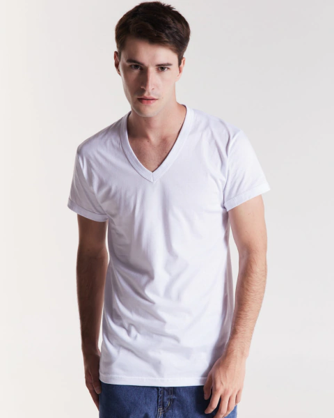 Camiseta Algodón V (78 Tres Ases)