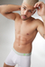 Boxer Hombre Algodón Lycra Liso (23001 BLUO)