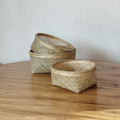 Canasta de Bambú - comprar online