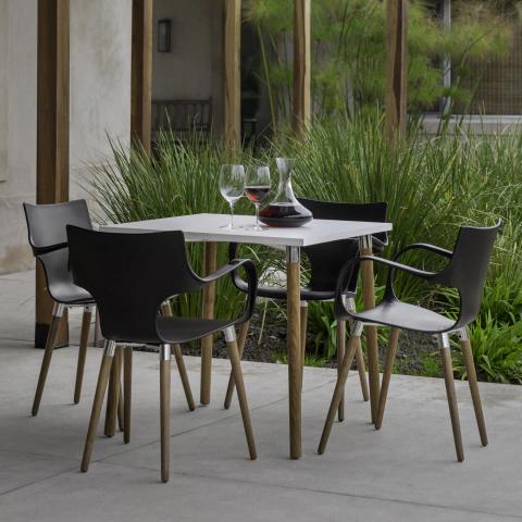 Silla Jim patas de madera - comprar online