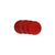 Jogo 4 pratos sobremesa Vermelho