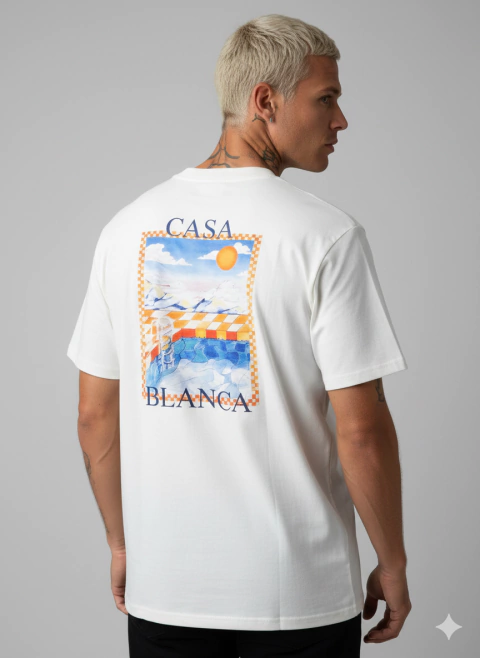Camiseta Casa B. Algodão Premium - Off White - comprar online
