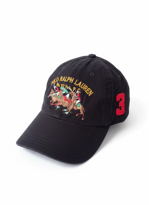 Boné Polo RL Corrida de Cavalos - Preto - comprar online