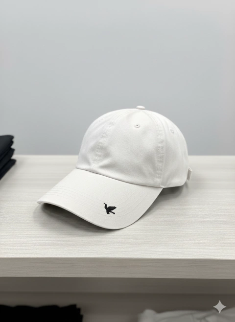 Boné Brooks Logo na Aba - Branco - comprar online