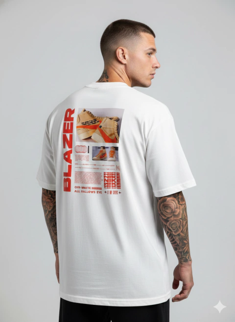 Camiseta NK Oversized Blazer - Off White - comprar online