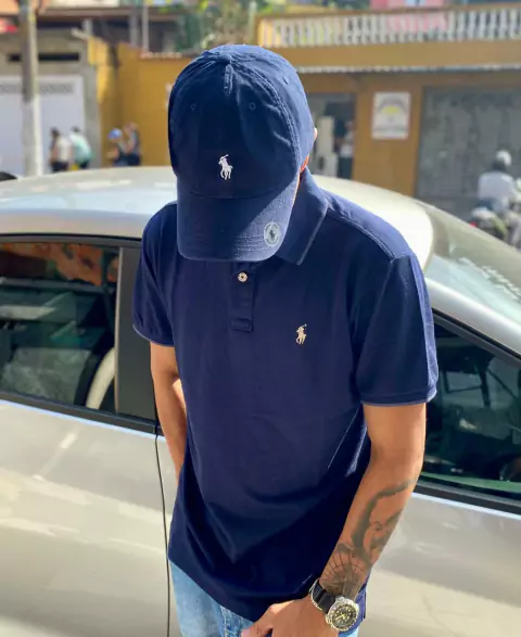 Polo Lisa Ralph Lauren - Azul Marinho