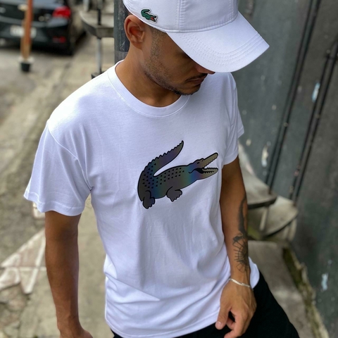 Camiseta Lac.oste Logo Refletivo - comprar online