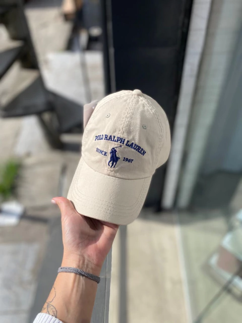 Boné Polo Since 1967 - Caqui com Azul Marinho - comprar online