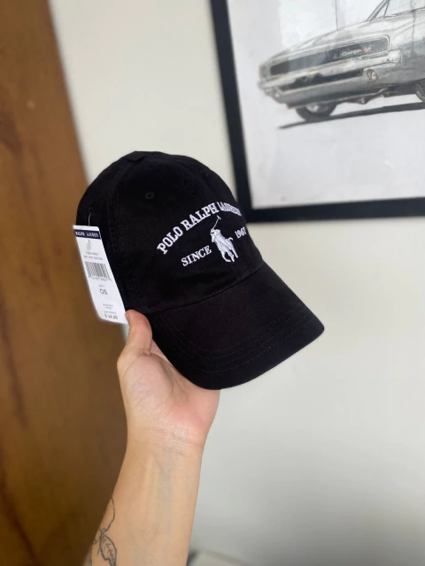 Boné Polo Since 1967 - Preto com Branco - comprar online