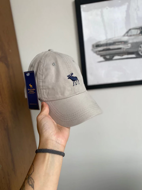 Boné A&Fitch Alce - Cinza Claro