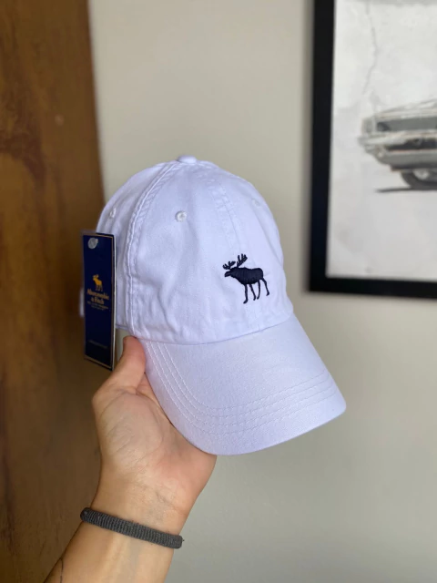 Boné A&Fitch - Branco/Azul Marinho