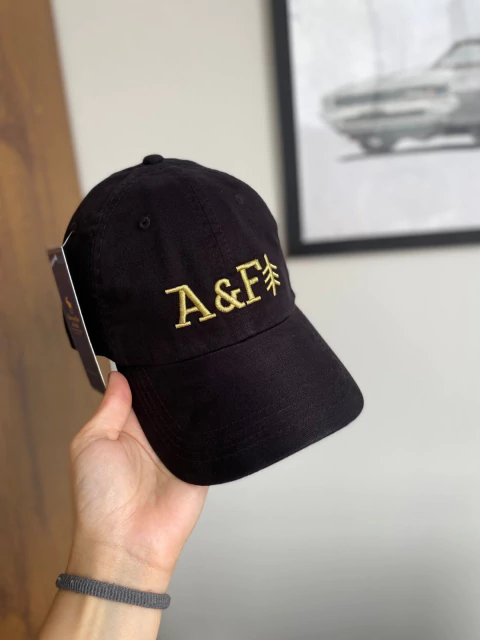 Boné A&Fitch - Preto/Dourado