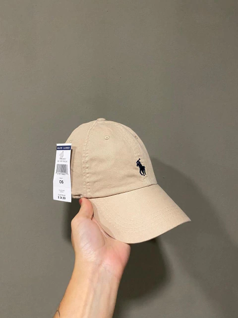 Boné Polo RL Cavalinho - Caqui com Azul Marinho - comprar online