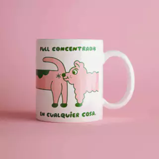 Taza Full concentrado en cualquier cosa