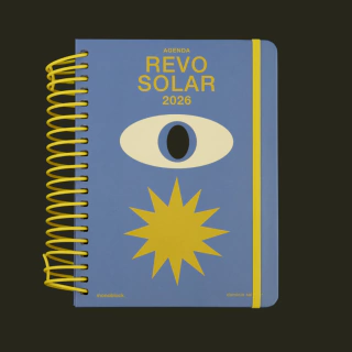 Agenda 2026 Astrológica Revo Solar - Visión (2 días por página)