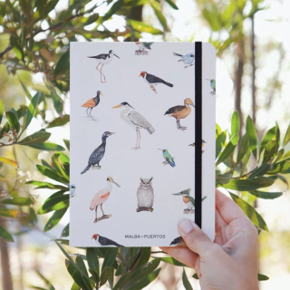 Cuaderno A5 Cosido Aves
