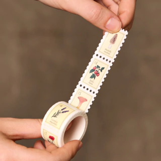 Washi Tape Estampillas Botánico