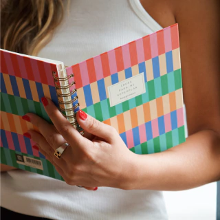 Cuaderno A5 anillado Punteado Rainbow Dancer