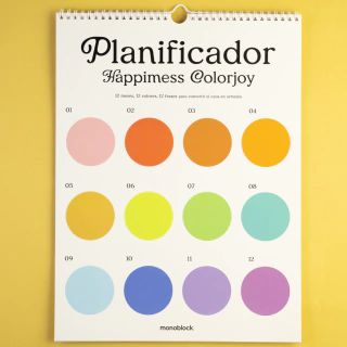 Calendario 2026 de Pared - Colorjoy Happimess