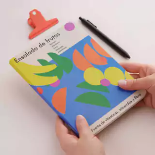 Cuaderno A5 Cosido Punteado Ensalada de frutas