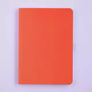 Cuaderno A5 Cosido Monocolor Rojo
