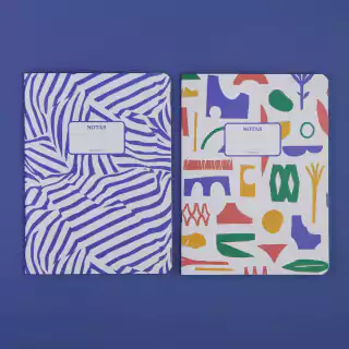 Libretas x2 Grandes Abstract