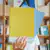 Libretas x2 Grandes Colorblock Amarillo+Celeste