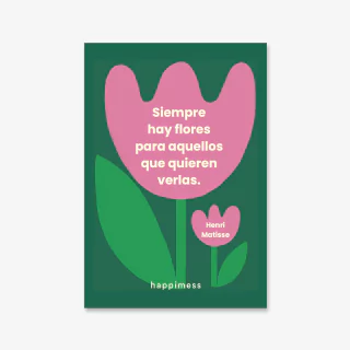 Imán Flores, según Matisse