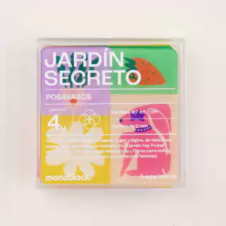 Set Posavasos Jardín Secreto