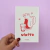 Postal Pinguino vinito - comprar online
