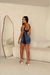 Vestido Isabela jeans escuro - GAB BELLE FEMME