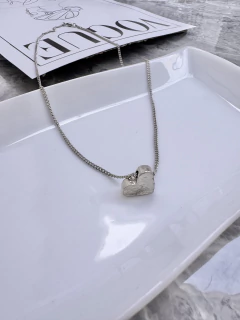 Collar corazón pasante - comprar online