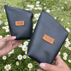 Set matero cuerina negro