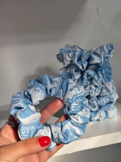 Scrunchies Argentina pack x24 estampados - comprar online