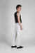 PANTALON APOLLO OFF WHITE AND BLUE